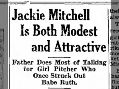Girl Pitcher Who Once Struck Out Babe Ruth