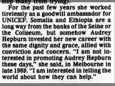 Audrey Hepburn - UNICEF