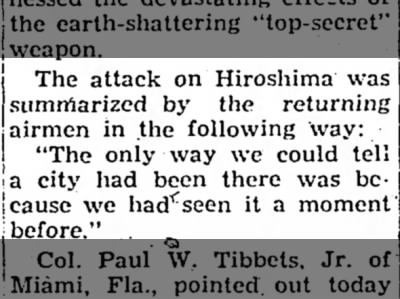Hiroshima attack