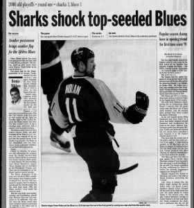 April 25, 2000: San Jose 1, Blues 0