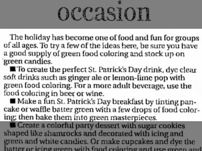 Greenify your St. Patrick's Day treats