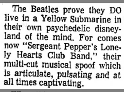 Sgt. Pepper review