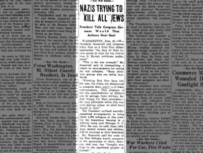 Nazis Trying to Kill All Jews