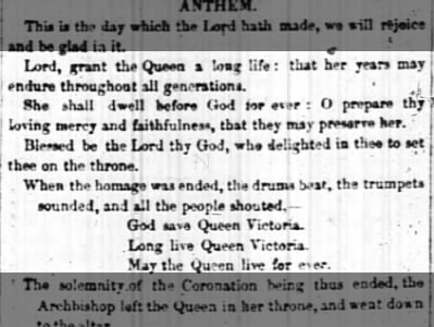 Queen Victoria, Coronation