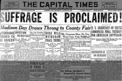AMENDMENT RATIFIED ON THIS DAY IN 1920 | PDX RETRO
