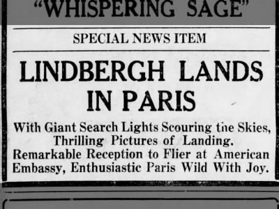 Lindbergh Lands