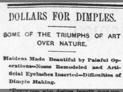 DOLLARS FOR DIMPLES