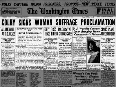 Woman Suffrage Proclamation