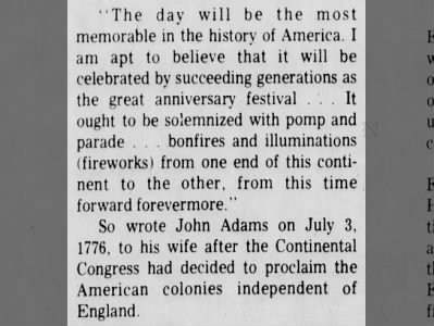 John Adams and Fireworks