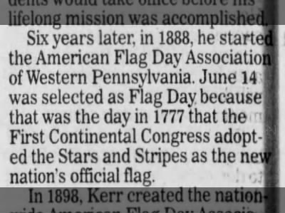 History of Flag Day